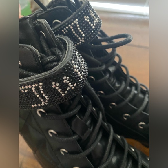 •NWT•Juicy Couture Quilted Bling Combat Boots- ‘JC OPAL’ - Picture 14 of 14